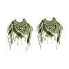 123 Pezzi Sciarpa Shemagh Desertica Morbida con Frange Copricapo Arabo Unisex Keffiyeh Bandana Copricapo Unisex Sciarpa Araba Copricapo