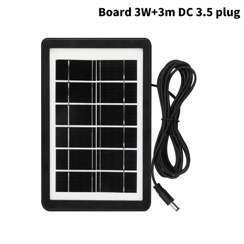 3W Multifunctional Solar Panel 6V Photovoltaic Panel Outdoor Mobile Phone Charger Emergency Power Supply For Iphone16 Huawei