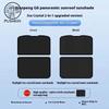 Fit For Xpeng G6 G9 2023 2024 2025 2026 Car Sunroof Sunshade Heat-Insulating Sunshade Xiaopeng Car Roof Sunshade