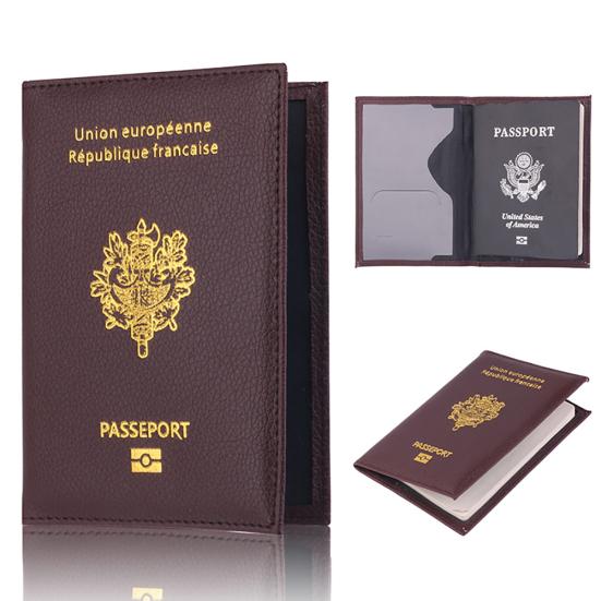 Portable Passport Bank Credit Card Document Cover Holder Case Travel Protector