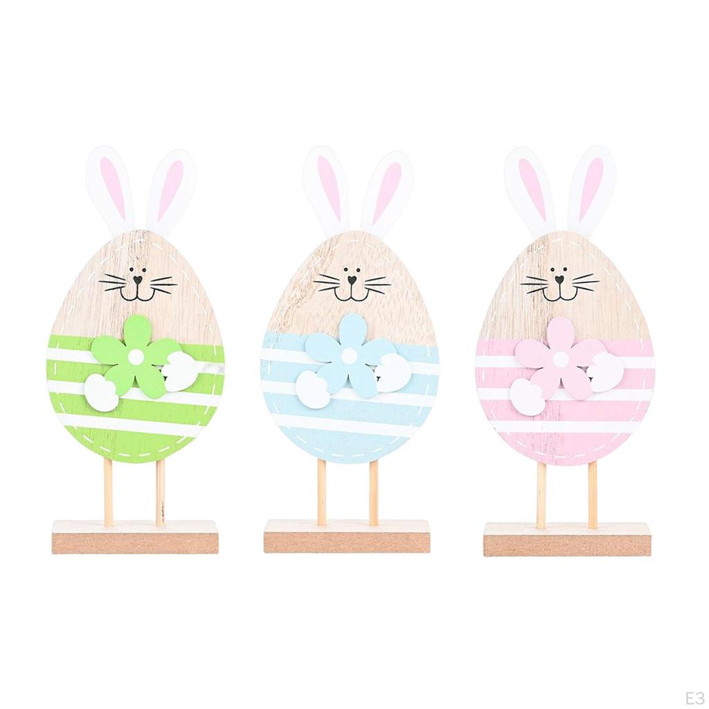 Ornament Spring Easter Decors Crafts Adorable Figurine Sculpture for Holiday Office Farmhouse Table