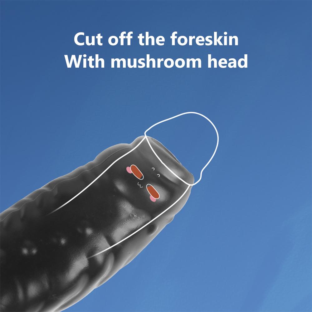 Penis Sleeve Enlargement Extender Male Condom Delay Ejaculation Cock Ring Trainer Enlarger Sex Toys for Men Dick