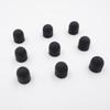 20Pcs Capacitive Pen Tip Silicone Case Mute Writing Design Pencil Nib Cover Replacement Touch Stylus Pen Accessory Black