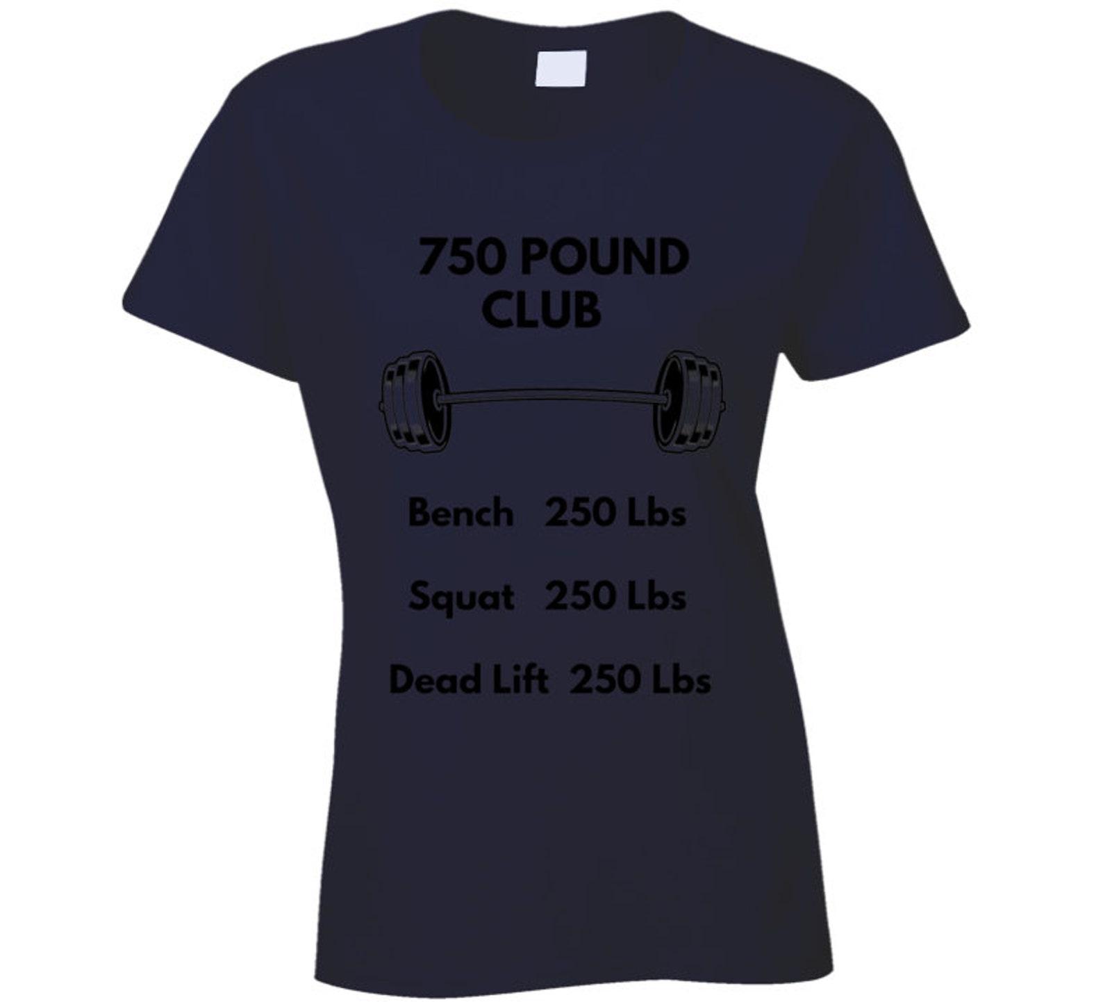 750 Pound Club Ladies T Shirt M