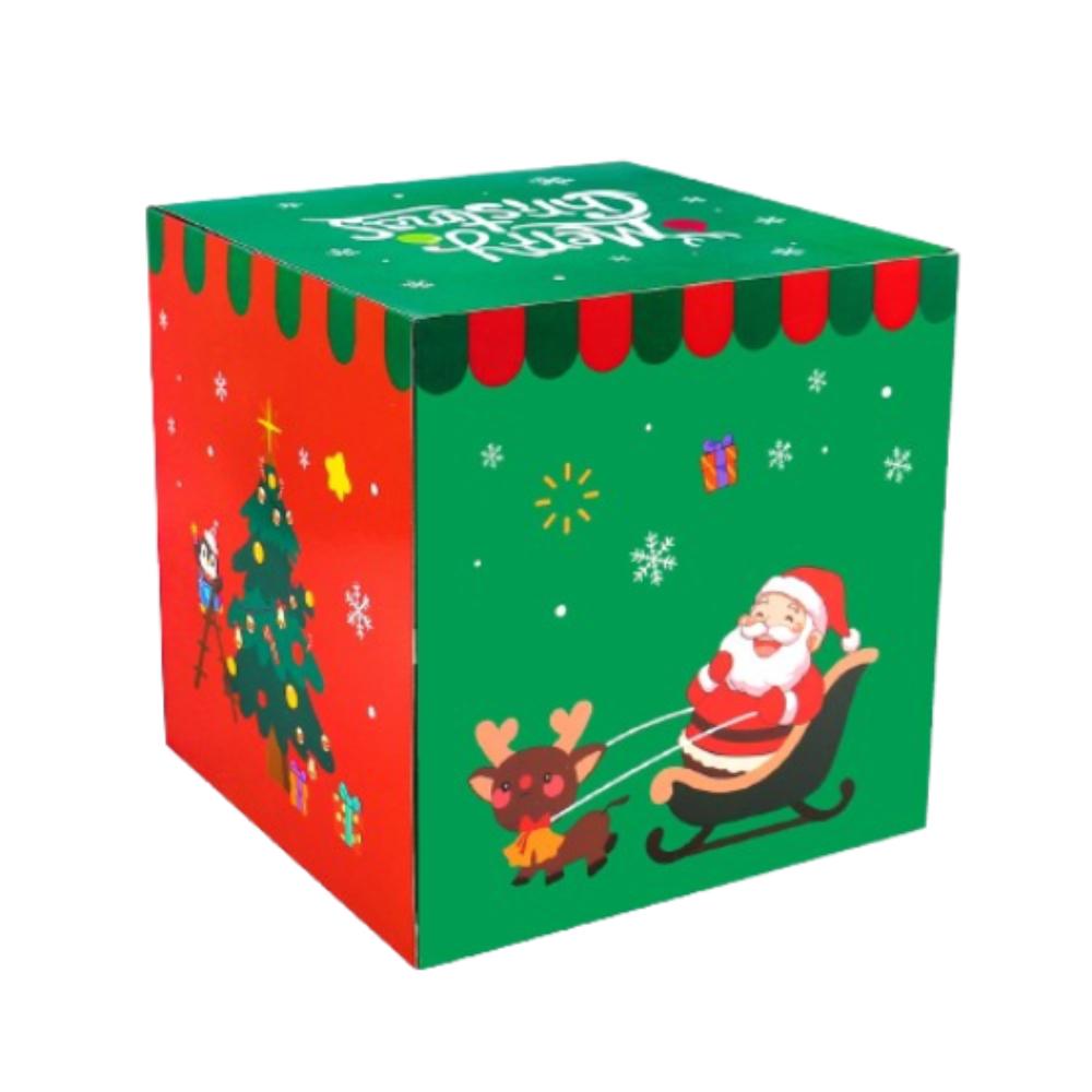 Cartoon Xmas Candy Gift Box Cute Merry Christmas Decorations Christmas Paper Gift Box  Party Favors