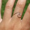 3 Colors/set Finger Rings Newest Fashion Stainless Steel Wave Ring Simple and Stylish Wave Ring Tita
