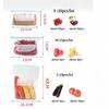 Food Storage Bag Organizer Thickened Sealed Fresh Keeping Zipper Slider Fridge Freezer Storage Bag for Vegetables Fruits Grains Cereals