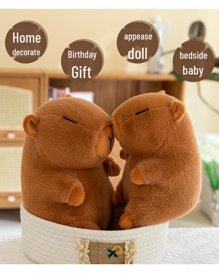 Trendy Capybara Plush Toy - Adorably Quirky Design