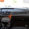 For BMW X1 E84 2013-2015 Carbon Fiber Sticker Central Air Outlet Co-Pilot Trument Panel Car Ide Decorative Accessories