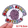 Jackets Diy Cartoon Patch Letter Embroidery Patch Iron On Patches For Clothing Thermoadhesive Patches On Clothes Sew Stickers 