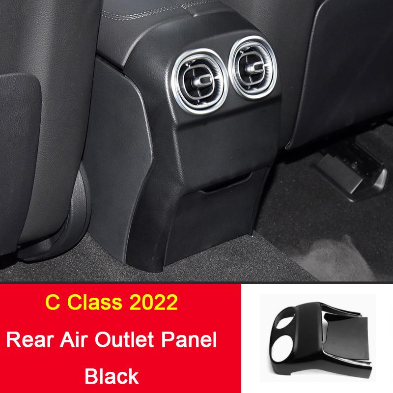 Car Rear Air Conditioner Vent Outlet Panel Cover Frame For Mercedes Benz A C E Class GLA GLB GLC W205 W213 X254 Auto Accessory