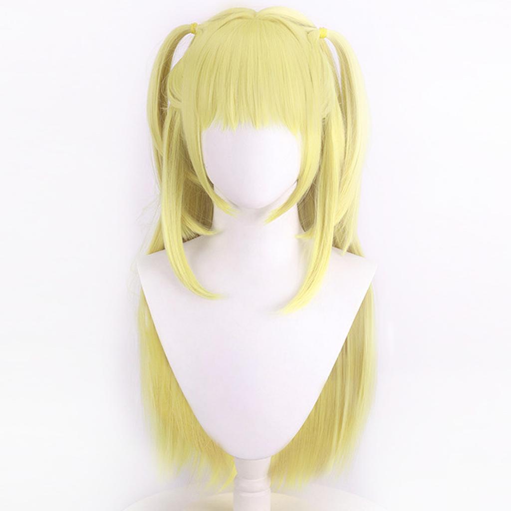 Death Note Mishai Sand MISA Cos Anime Wig Cosplay Golden Double Ponytail Yi Bin