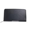 Zippy Organizer M60632 Long Wallet Purse Epi Leather Noir Black Used