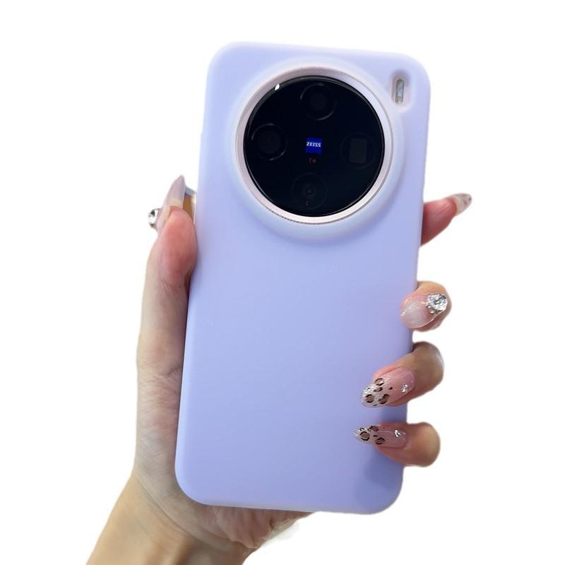 Applicable To Vivox111 Mobile Phone Case, Liquid Silicone X111x111promini Protective Case, Solid Color Anti-drop X