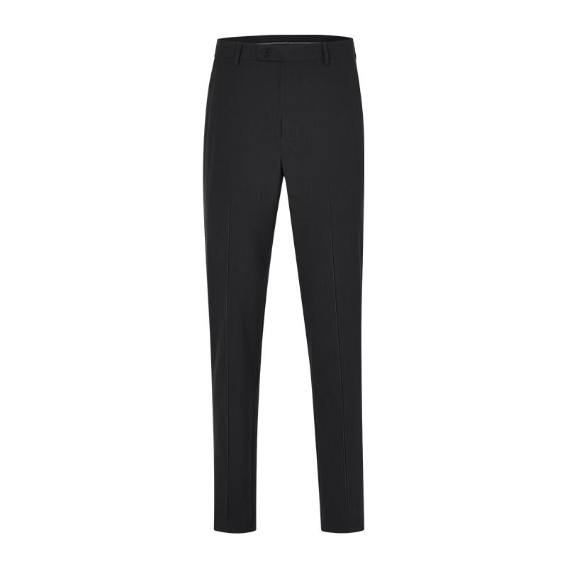 Men's Straight Fit Fleece-Lined Suit Pants