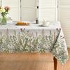 Summer Wild Flowers Rectangle Tablecloth Holiday Home Party Decor Seasonal Blue Floral Waterproof Table Cloth Dining Table Decor