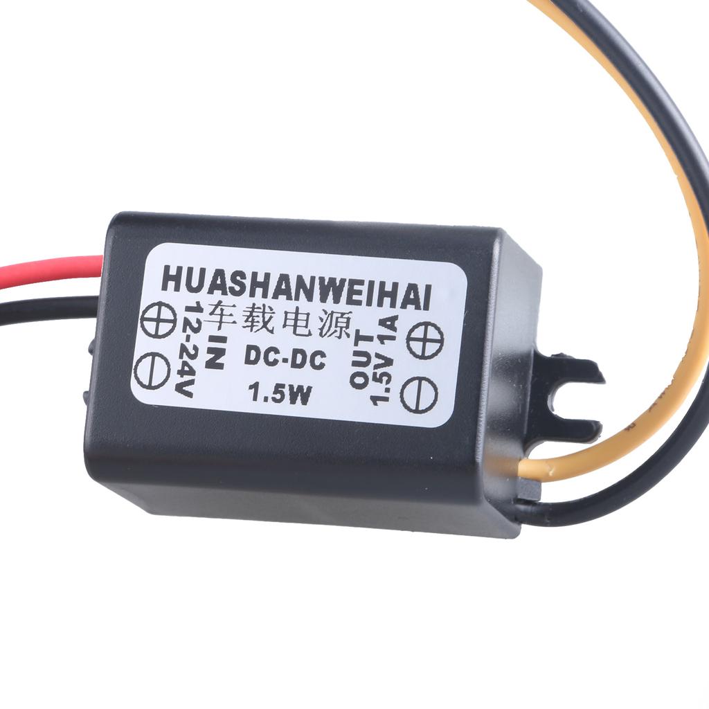 Convertitori Modello Buck DC 12V 24V a 1.5V 1A Convertitori di Potenza Step Down Impermeabili IP68 Regolatore di Tensione Buck DC per Auto