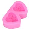 Heart Flower Rose Heart Silicone Mold Silicone Soap Mold New Heart Cake Mold  Soap Candle Making