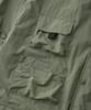 OUTSTANDING Nylon Utility Packable Half Shirt_Green