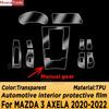 Anti-scratch Car Interior Center Console Media Dashboard Navigation TPU Protector Film For MAZDA 3 -2024 Sticker