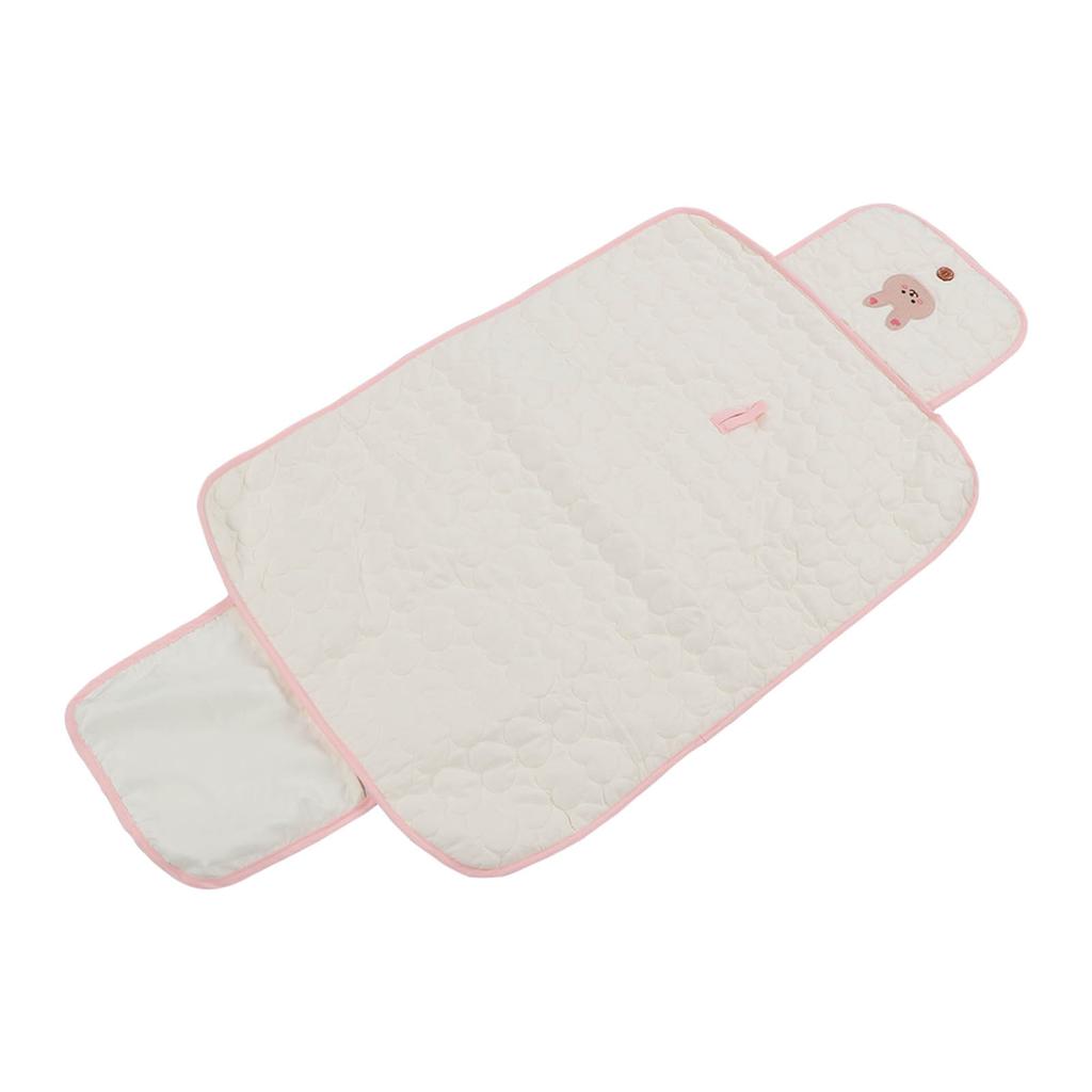Baby Portable Changing Diaper Pad Foldable Waterproof Travel Diaper Changing Mat for Newborn Rabbit