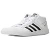 Adidas Cloudfoam All Court Mid Sports Versatile Non-Slip Durable Mid-Top Tennis Shoes Unisex Sneakers White BB9952