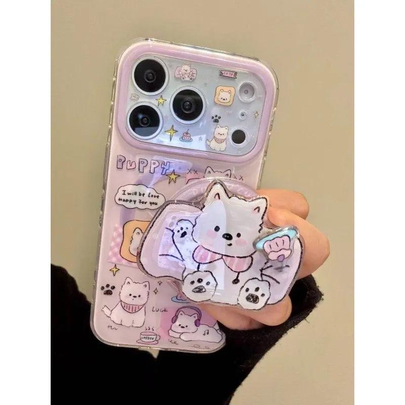 Cartoon Suitable for Apple 11promax Mobile Phone Case 11plus Magnetic Suction 11 Bracket 11pro All-inclusive 11e Creative 11