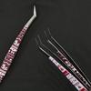High Precision Curved Stickers Tweezers Anti-static Eyelash Curler  Miniature Scene Stickers