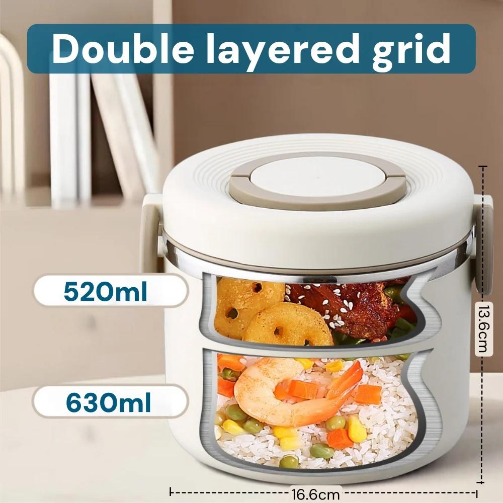 Stainless Thermal Insulation Bento Lunch Box Pot Jar Thermos for Hot Food Storage Containers Lunchbox Packed Lunch Refrigerators