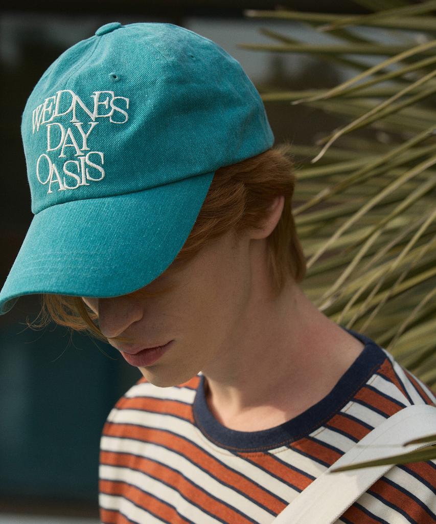 Wednesday Oasis For Woman Signature Lettering Pigment Ball Cap (9 Colors)
