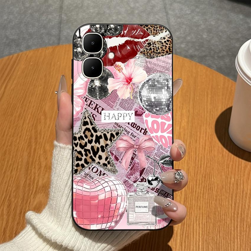 For Infinix Smart 10 8 7 6 Plus 8 5 Pro 8HD 6HD Phone Cases Fashion Leopard Patterns Soft Matte Silicone Shell For Infinix Smart9 3+ Lightweight Cover