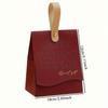 1Pcs Creative Handheld Gift Box Premium Leather Handheld Candy Chocolate Wedding Gift Box, Packaging Box, Wedding Decoration, Wedding, Gift Box