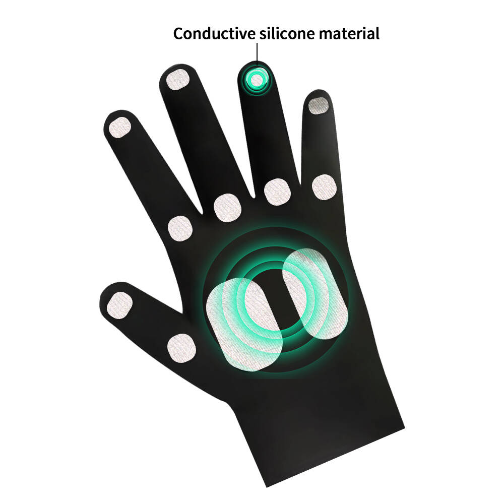 Skin Firming EMS Gloves - Microcurrent Face & Body Toning, Anti-Aging, 10 Modes 35 Levels