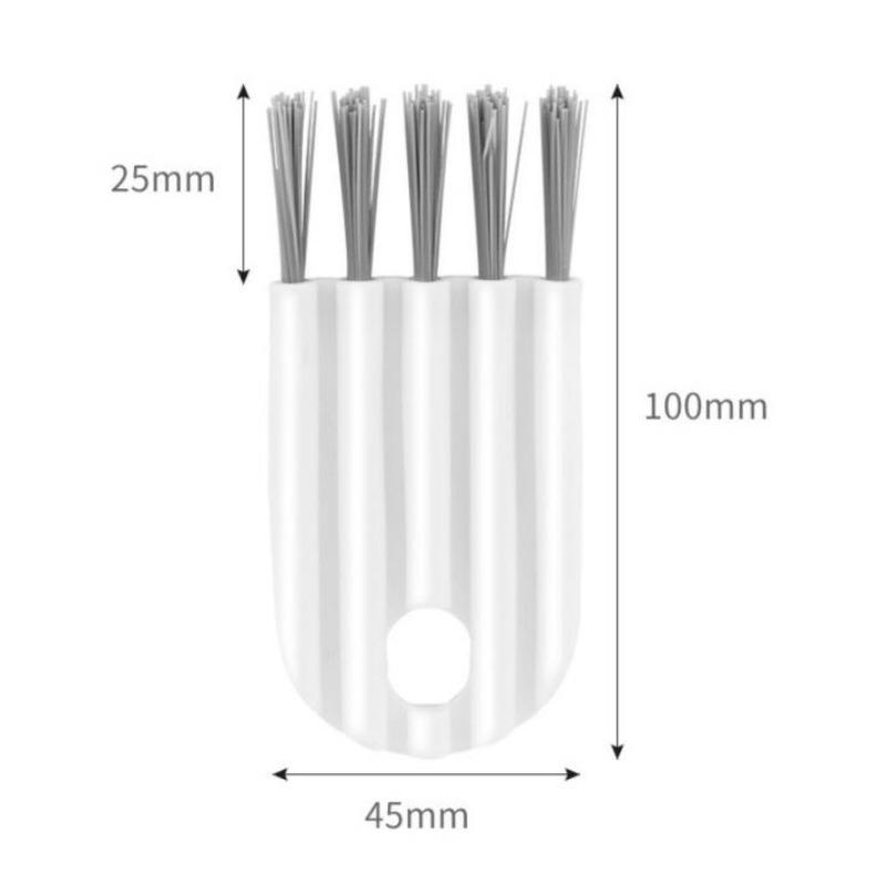 

Multifunctional Flexible Gap Brush Cup Cover Groove Nipple Bottle Gap Brush Household Soft Bristles Cleaning Brush Kitchen Tool белый