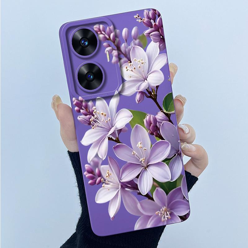 Hülle für Realme C55 NFC Realme C55 4G Narzo N55 2023 Handyhülle Süßer Panda Süße Mädchen Katzen Weiches Silikon Stoßfeste Abdeckung