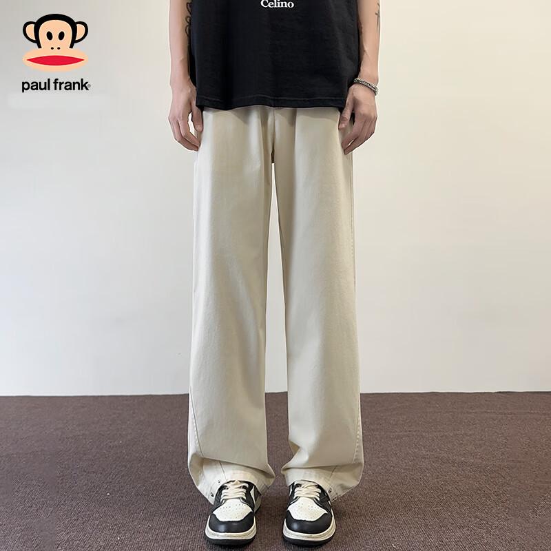 Paul Frank Men's American Style Loose Straight-Leg Cotton Pants