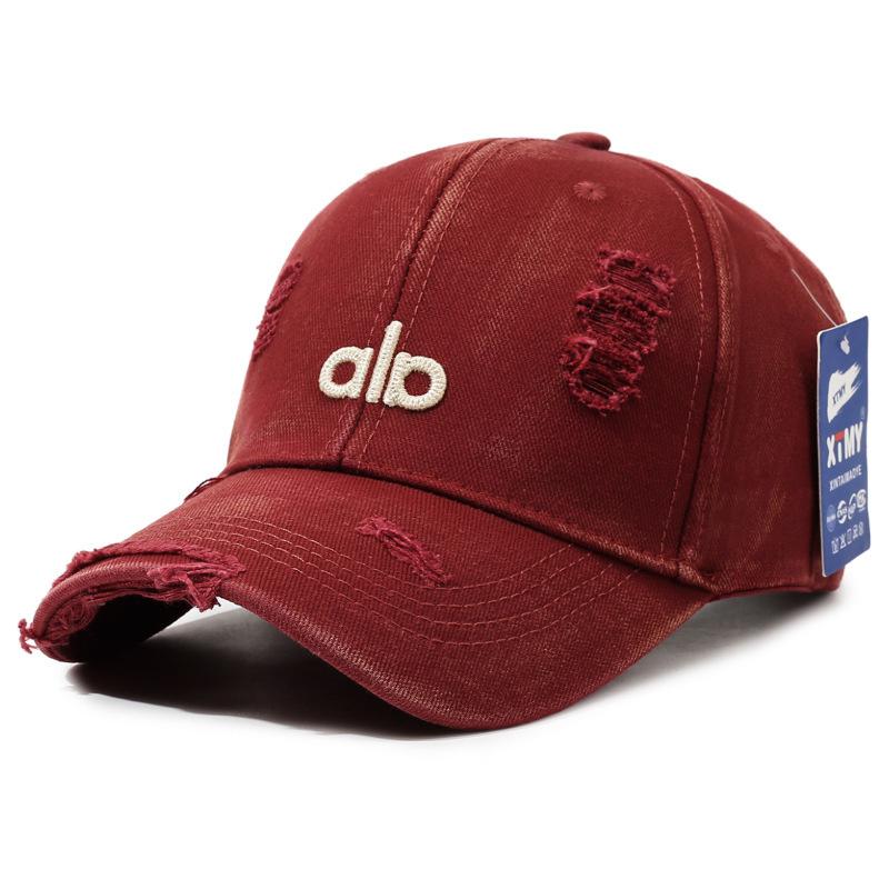 Distressed Baseball Cap Women Unisex Trendy Embroidered Letter Sun Visor Dad Hat