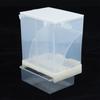 Anti-Scattering Parrot Food Feeder Automatic Splash Proof Bird Feeding Box for Home Cage Mount Pet Bird Supplies