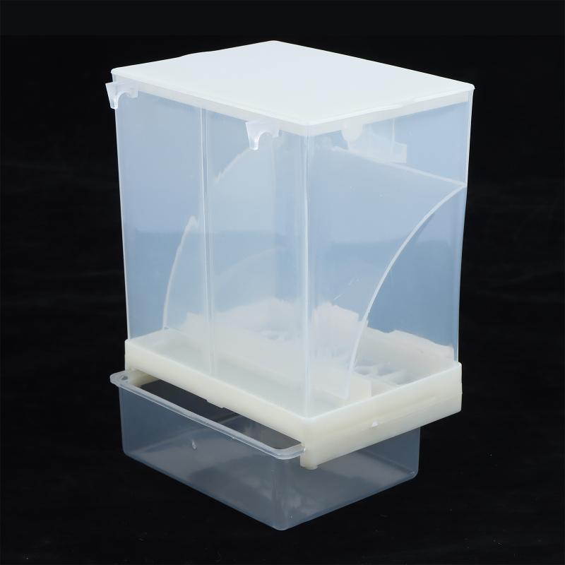 Parrot Food Box, Anti Scattering And Splash Automatic Bird Feeder, Bird Cage Accessories