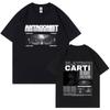 Rapper Playboi Carti Antagonist Tour T-shirt 2023 Concert Fans T Shirt Men's Fashion Hip Hop Short Sleeve Oversized T-shirts