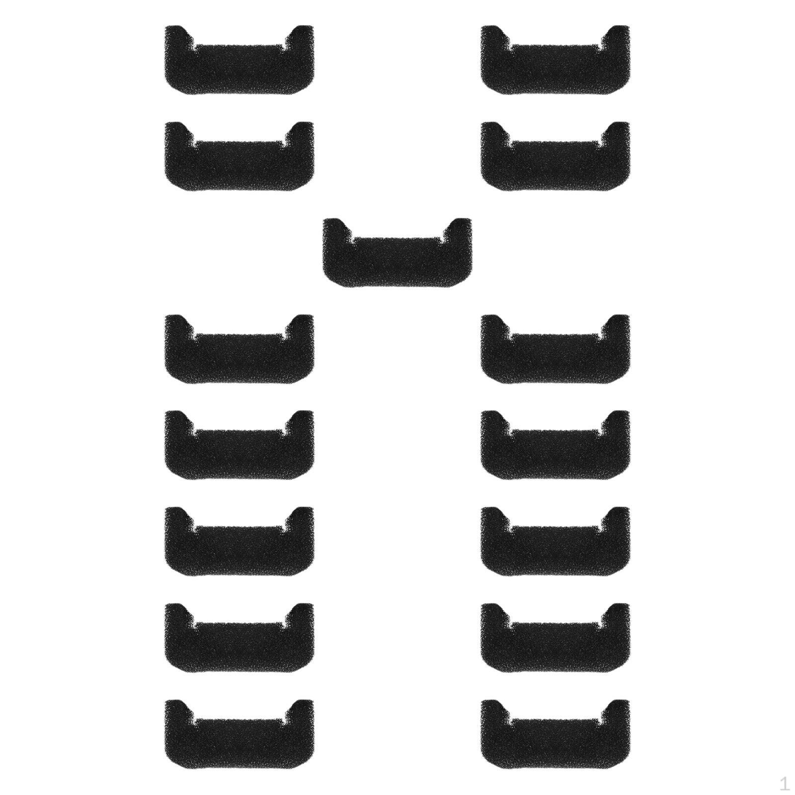 

Фильтр для фонтана для кошек из 15 штук, съемный, портативный, практичный, для питья домашних животных чёрный