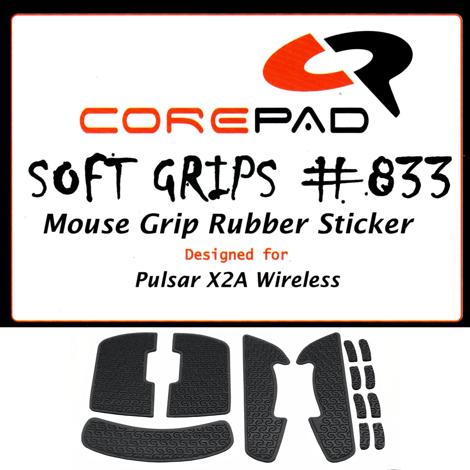 

Corepad Soft Grips Pulsar X2A Амбидекстральная Беспроводная Лента для Захвата (1 комплект) - Мягкий полимерный каучук
