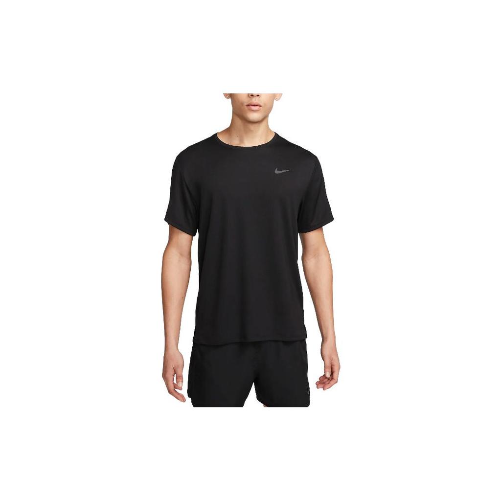 New Nike Miler Men's Dri FIT Uv Short Sleeve Running Top DV9315-010