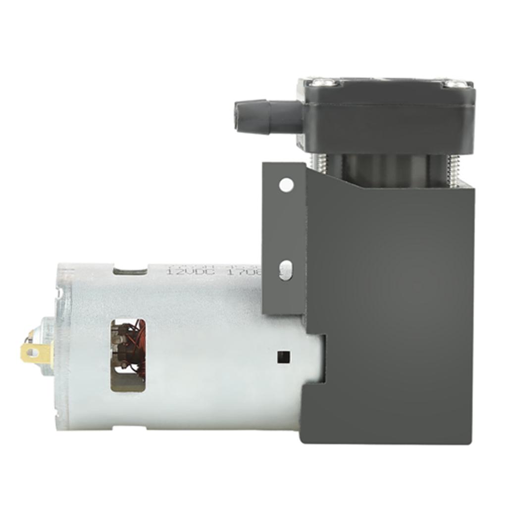 12V Small Oilless Vacuum Pump, 42W, 40LCelsiusmin, for Vacuum Adsorption Automation Equipment, Packaging Machines