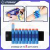 Kids Toy Gun 6-Shot Soft Bullet Blaster with 20 Foam Darts Target Wristband for Indoor Outdoor Play Shooting Battle Boys Gifts