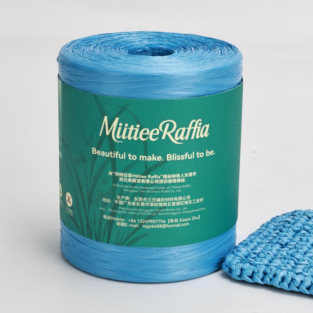 MT001-MT087 Natural Raffia Yarn For Wrapping Knit Wire Natural Color Matte Texture Raffia Paper Ribbons For Hat DIY Decoration