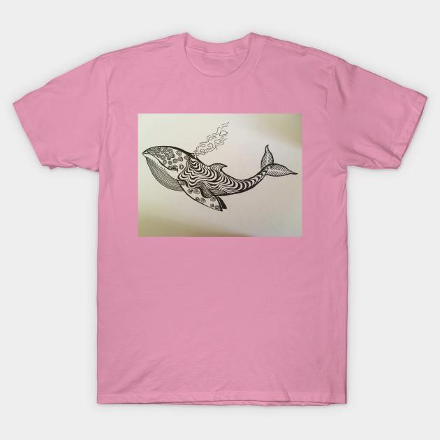 T Shirt Women My Lovely Whale Harajuku Print Kawaii Tshirt Summer Short Sleeve Female T-Shirt Top Tee