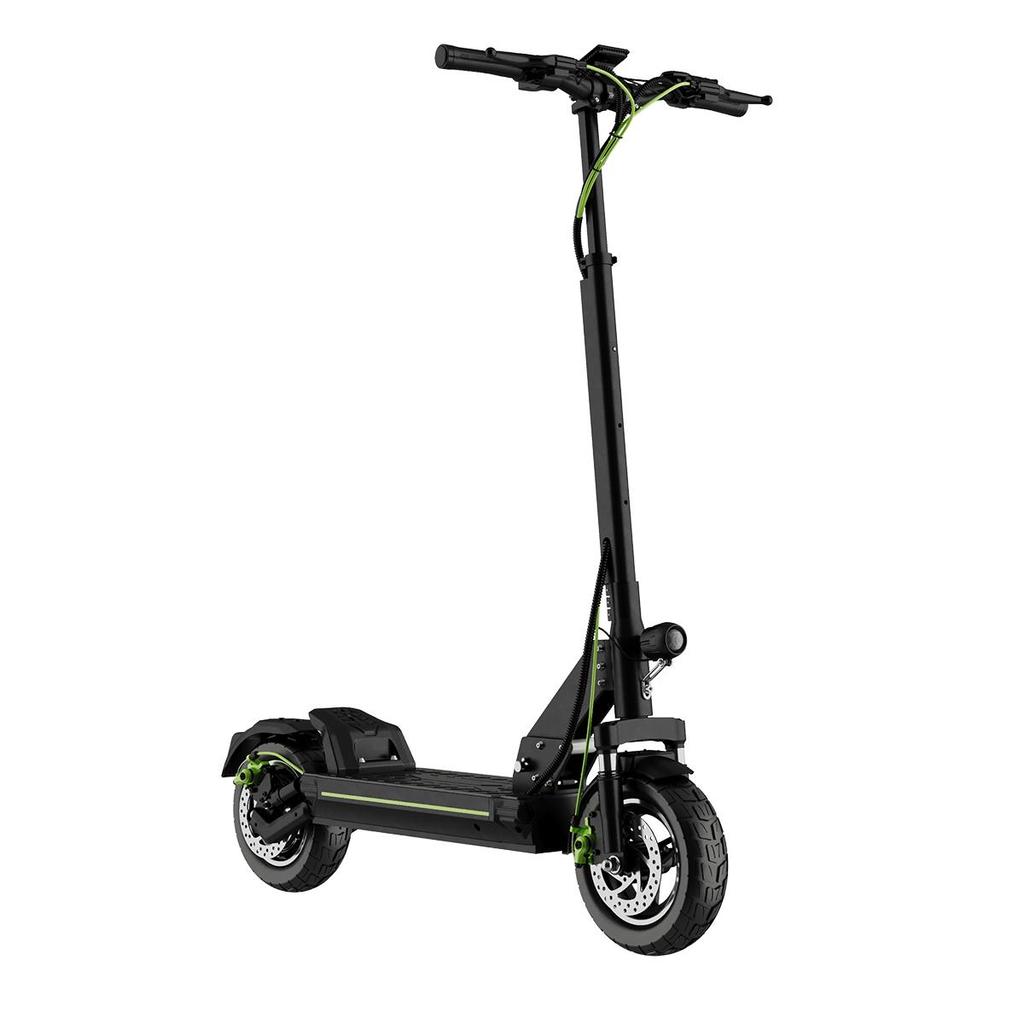 TODIMART Skládací elektrická koloběžka D6, dojezd 55 km, dvojité odpružení