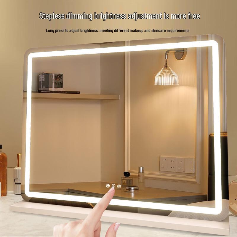MARYYA Rotating LED Tabletop Makeup Mirror