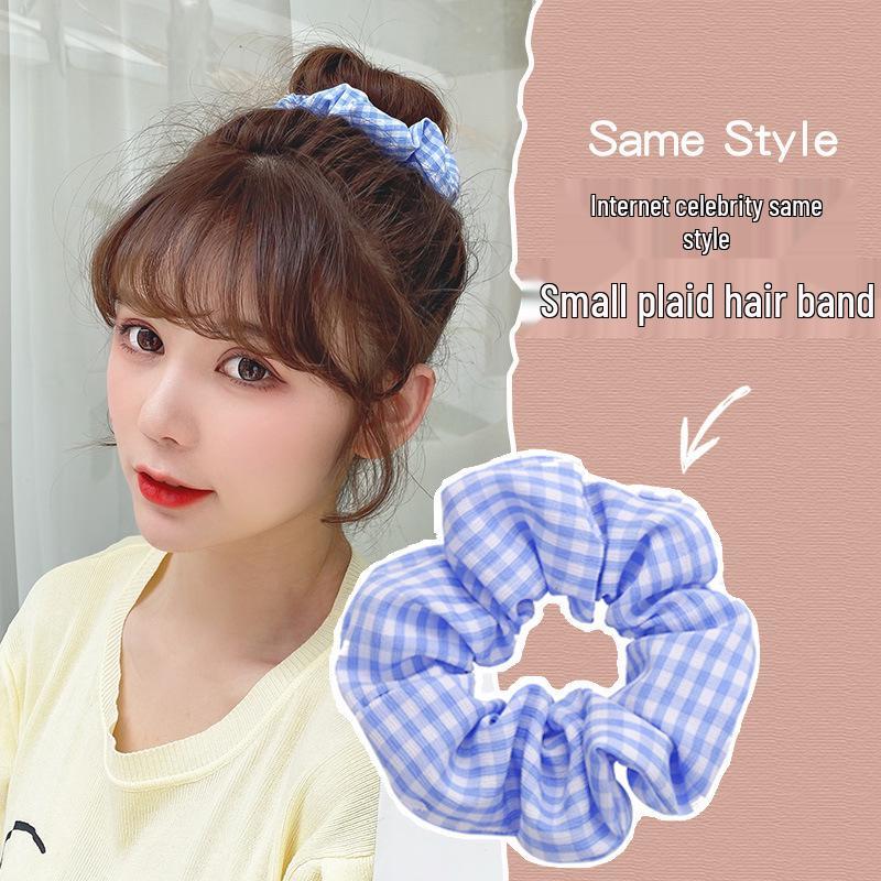 Korean JK College Style Hair Accessories Set: Cute Hair Ring, Headband, Rubber Band, and Large Intestine Hair Rope